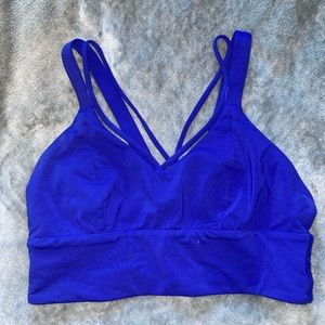 Royal blue Lululemon sports bra